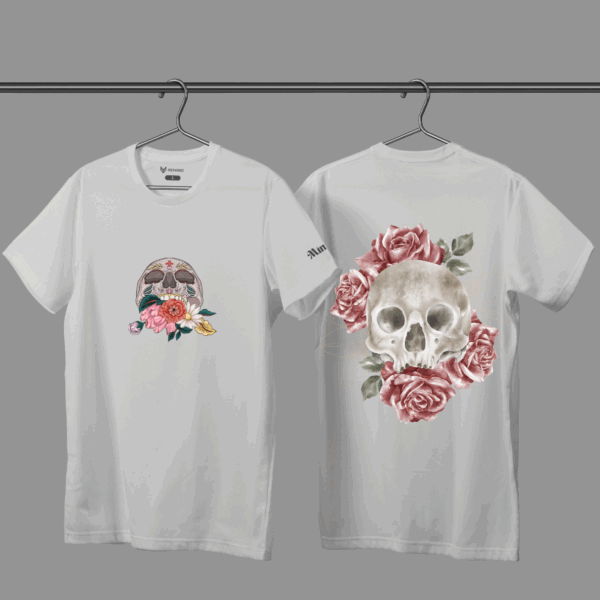 Tricou Streetwear - "Roses & Skulls"