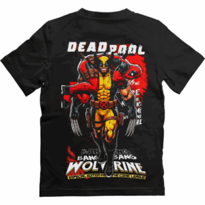 Tricou Streetwear - "Deadpool X Wolverine - Bangs"