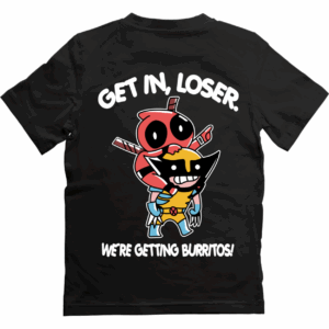 Tricou Streetwear - "Deadpool X Wolverine - Burritos"