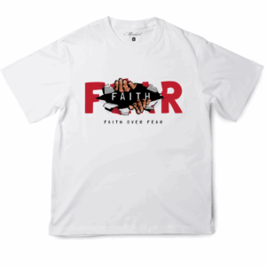 Tricou Streetwear - "Faith Over Fear"